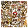 50 Adesivos Cartoon Personalizados Estampa de Leopardo Graffiti para Celular Copo de Água Papelaria Mala Decoração Adesivos Impermeáveis Não Repetidos
