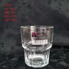 Vaso octagonal de vidrio templado engrosado al por mayor para bar ktv, vaso de cerveza de vidrio para el hogar, dos dos Copa Lotus