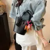 Bolsa Satchel Tipo Saco Fashion para Mulheres 2025 Nova Tendência Primavera e Verão Bolsa de Ombro Transversal Design de Nicho Bolsa de Mão