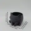 Producto Nuevo Transfronterizo Maceta Pequeña con Forma de Gato Lindo Impresa en 3D Decoración de Jardín Escritorio de Oficina Maceta para Suculentas