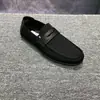 Zapatos de Malla Tejida para Moscas de Primavera y Verano, Transpirables, Moda para Hombre, Cortos, Negros, Casuales, de Cuero, para Poner sin Cordones
