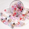 8*7 Cuentas Cilíndricas de Resina Degradada Hechas a Mano para Pulsera de Cuentas DIY Accesorios para Pulseras y Collares Joyería para Pulseras Cuentas de Barril Cuentas Sueltas