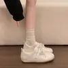 Zapatos Estilo Ballet para Mujer 2026 Verano Nuevo Modelo con Aumento Oculto de Altura Zapatillas Deportivas Casuales Versátiles de Suela Blanda