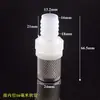 Filtro de plástico PP com revestimento em aço inoxidável para mangueira de bomba d'água, interface pagoda, filtro de impurezas para água de aquário.