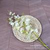 Orquídea danzante de flores artificiales, arreglo floral para bodas, decoración del hogar, salón de bodas, material floral para el techo, orquídea mariposa para bodas, fábrica al por mayor