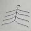 Cabide de Cinco Camadas Sem Costura para Camisetas e Camisas, Armazenamento Doméstico, Empilhável, Multicamadas, Economizador de Espaço, Cabide Antiderrapante