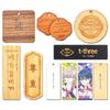Madera Maciza Pequeño Letrero de Madera Letrero para Exhibición de Menú con Comida Japonesa Plato para Barbacoa Etiqueta Colgante Logotipo Etiqueta de Madera