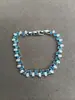 Pulseira de Cubos de Açúcar Irregulares Coloridos Arco-Íris Estilo Vogu Luxuoso - Joia Elegante e Estilosa