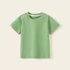 Camiseta infantil de algodão com manga curta em cores de doce para meninos e meninas nova camiseta de verão com manga curta jaqueta estilo western uma geração de cabelo