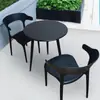 Mesas y Sillas de Exterior, Mesas y Sillas para Reuniones en el Patio, Muebles de Exterior al Aire Libre para el Ocio, Impermeables y a Prueba de Sol, para Beber Té, Café, Té de Leche en el Patio, Populares en Redes Sociales