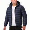 Jaqueta de Algodão Masculina 3D Quente Fashionável Solta Cor Sólida Amazon Transfronteiriça de Inverno 2026 Requer Conversão de Tamanho