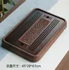 Juego de Té Kung Fu Zhidian, Bandeja de Té de Madera Maciza de Bambú, Mesa de Té para el Hogar, Bandeja Simple para Almacenamiento de Agua, Mini Bandeja de Té Pequeña