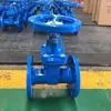 Válvulas Dalian Venta Z45X-16Q DN125 Válvula de Bola Hierro Fundido Vástago Oculto Válvula de Compuerta Llave de Incendio Válvula de Compuerta de Agua