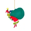 Árbol de Navidad Coche Colgante Acrílico Decoración del Hogar Adornos Verdes Nuevo Verde 2026 Divertido Novedad