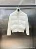 Chaqueta de Plumón de Punto Acanalado Cardigan Putian Mengjia Top de Lana Blancanieves Abrigo Chaqueta para Mujer