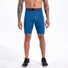 Calças de Compressão Cinza Personalizadas de Secagem Rápida para Homens, Shorts de Fitness para Yoga, Malhas Esportivas Elásticas para Ciclismo OEM