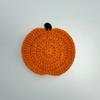 Posavasos de Calabaza de Halloween Hecho a Mano Crochet de Lana Producto Terminado Amazon Transfronterizo Posavasos de Escritorio Aislante Tejido para Taza