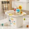 Cubo de Baño para Bebé Jingqi Cubo de Natación para Bebé Cubeta de Baño Puede Sentarse en Casa Cubeta de Baño Grande Engrosada para Mantener Caliente en Invierno