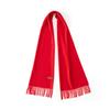 Bufanda Larga de Lana de Cordero Engrosada 150g 200*33cm en Rojo Chino, Logo Bordado Personalizado, Bufanda Roja para Cuello de Evento