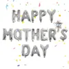 Balão de Letra Feliz Dia das Mães 16 polegadas Conjunto Happymothersday Decorações de Atmosfera Festiva
