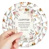 Conjunto Transfronteiriço de 36 Peças de Cartões de Cumprimentos Motivacionais em Inglês com Citações Inspiradoras, Decoração de Presente, Mensagens de Bênção, Cartões de Cumprimentos no Atacado