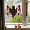 Terror Halloween Zombi Manos Ensangrentadas Dormitorio Sala de Estar Entrada Decoración del Hogar Pegatinas de Pared Calcomanías Venta al por Mayor Autoadhesivas