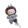 Colgante Labubu de 17 cm Ropa Gato t Traje Primera, Segunda y Tercera Generación Ropa de Muñeca Labubu Ropa de Muñeca