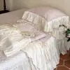 Conjunto de Colcha de Verão Tencel 2026 - Colcha Fresca de Verão, Colcha de Ar Condicionado, Conjunto de Quatro Peças - Rosa Amor Quente