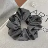 Pañuelo Cuadrado Pequeño Floral para el Cabello, Cuerda para el Cabello Estilo Girly, Goma para el Cabello de Chica Dulce, Nuevo Estilo 2025 Accesorio para el Cabello, Estilo Perezoso