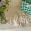 Novos Shorts Casuais Infantis de Verão Estilo Coreano para Meninas, Shorts de Renda da Moda, Shorts de Praia de Algodão de Bambu para Bebê