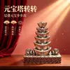 Adornos de la suerte Jinbao Yuanbao, adornos giratorios de arena dorada para entrada de cajero, adornos de escritorio, regalo de apertura de la suerte