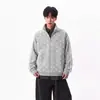 Sudadera con cuello alto y estampado de estrella estilo callejero americano para hombre, cárdigan de pareja moderno de otoño, chaqueta casual