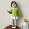 Ropa de moda para niñas 2026: Ropa para Niña de Tres Años, Conjuntos de Otoño para Bebés, Conjunto de Pantalón Largo y Manga Larga para Niños de Cuatro Años, Elegante