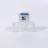 Caja de Almacenamiento de Polvo de Chocolate para Billar Caja a Prueba de Humedad Plástico Transparente Caja de Pólvora para Billar de Ocho Bolas Snooker Accesorios Portátiles