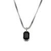 Collar geométrico cuadrado sencillo que combina con todo, diseño para mujer, joyería de alta gama, cadena de clavícula, cadena de lana, colgante de celebración de Internet.