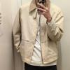 Coisa boa! 499 Jaqueta curta casual masculina primavera estilo britânico manga raglan jaqueta solta 470989