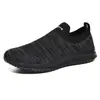Explosiones Transfronterizas Zapatos Casuales de Color Sólido con Suela Gruesa para Hombres y Mujeres Zapatilla de Deporte para Pareja Zapatos de Correr de Malla a la Moda