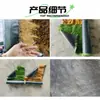 Techo Sintético de Paja para Paisajismo de Lugares Escénicos Techo Impermeable Cifrado para Techos de Villas Techo de Paja para Casas de Campo Decoración Exterior PE Ignífugo