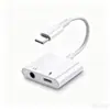 Cable Adaptador de Audio Digital 2 en 1 Tipo-C, Carga Sincrónica y Escucha de Música
