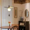 Candelabro de Restaurante Estilo Medieval, Mesa de Comedor Color Nogal Estilo Retro, Barra de Bar, Habitación de B&B, Lámpara Colgante de Mesita de Noche