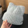 Chapéu de Lã Bordado com Laço Estilo Coreano, Chapéu de Lã Quente de Inverno, Chapéu Baotou Versátil Casual Feminino, Chapéu Fashion para o Frio