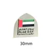 Insígnia de metal com bandeira dos Emirados Árabes Unidos transfronteiriça acessórios de vestuário presentes adesivos para celular fabricantes de origem atacado personalização
