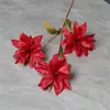 Flores Artificiais Lírios de Seda com 3 Cabeças Corredor de Casamento Decoração de Sala de Estar em Casa Flores Artificiais Adereços de Fotografia Fabricante Atacado