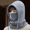 Gorro Cálido para Exteriores Pareja Invierno Polar Cortavientos Protección para Orejas Máscara Gorro Bufanda Integrado Ciclismo Gorro de Cazador Moderno