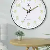 Reloj de Pared Luminoso de Moda para Dormitorio Silencioso Creativo Reloj de Sala de Estar Reloj de Cuarzo para el Hogar de Lujo Accesible Reloj Luminoso Reloj de Pared