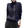 241159 Da Ai Mei Yi Yuan 2026 Novo Estilo Gola Alta Zíper Cor Sólida Jaqueta Calça Casual Moda Emagrecedora Roupas Femininas
