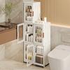 Gabinete de Almacenamiento de Plástico para Espacios Reducidos Cocina Baño Gabinete de Almacenamiento Multicapa Estante de Almacenamiento para Dormitorio Sala de Estar Caja de Almacenamiento para Tenis Zapatero