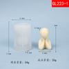 Molde de Silicona Familiar Estilo Curativo para Figuras de Retrato Familiar, Decoración de Velas de Yeso Aromaterapia Hechas a Mano