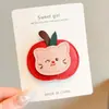 Clipes de Cabelo Desenho Animado Fofos para Crianças com Designs de Urso, Morango e Coelho em Couro para Meninas e Bebês
