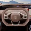Adecuado para accesorios de modificación interior de cubierta de volante Avita 07/12, cubierta de manija de coche de gamuza para invierno